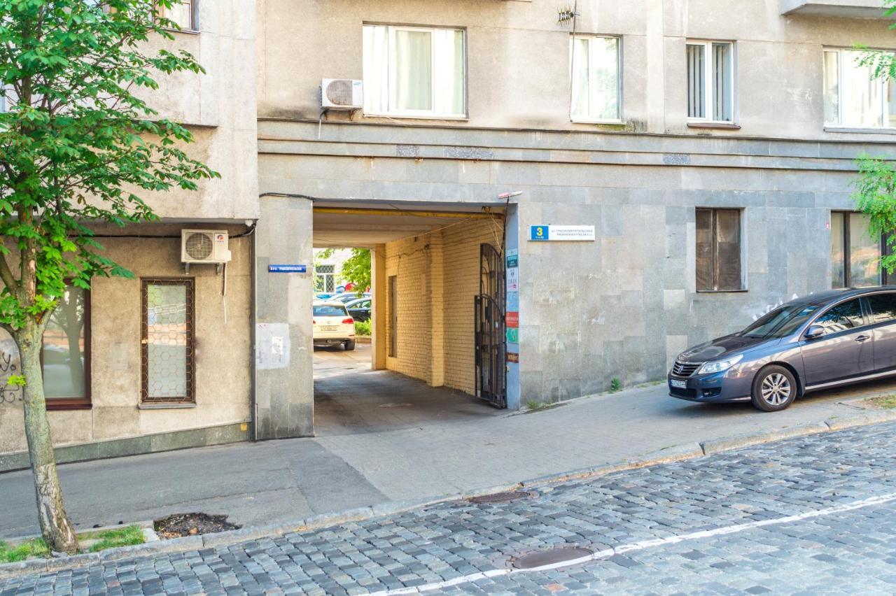 Apartment Triokhsviatytelskaya Street 3 Kijev Kültér fotó